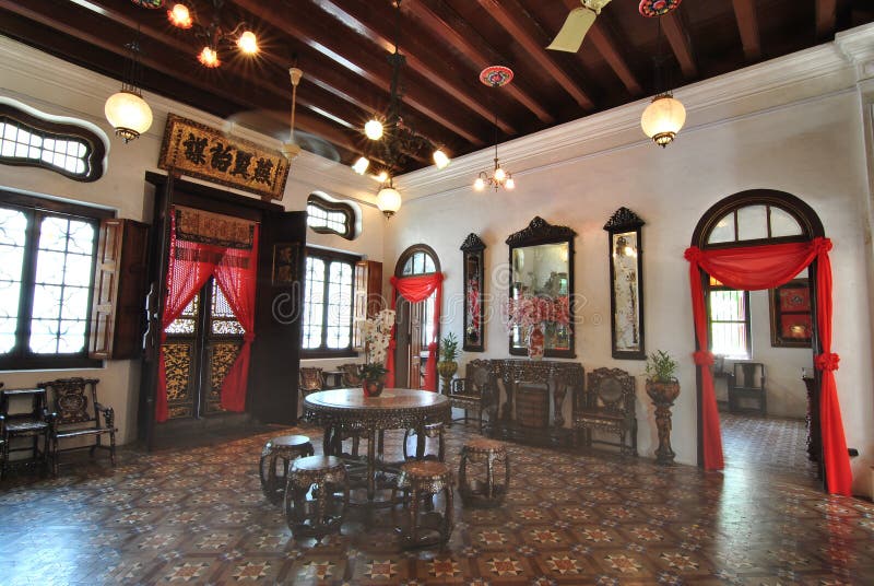 Penang Cheong Fatt Tze dwór fotografia stock Penang Cheong Fatt Tze dwór fotografia stock