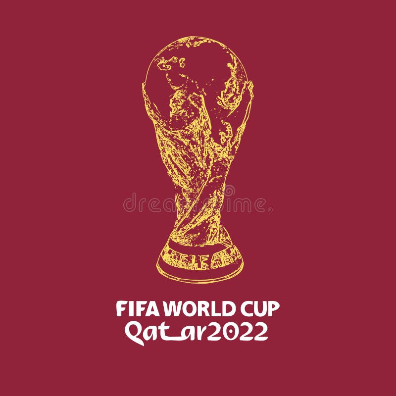 2022 FIFA world cup logo editorial photo. Illustration of isolated