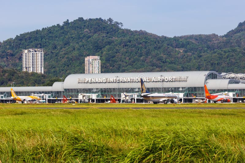 Penang pen terminal w międzynarodowym porcie lotniczym w malezji