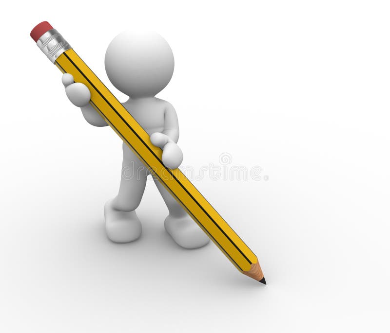 Pencil royalty free illustration