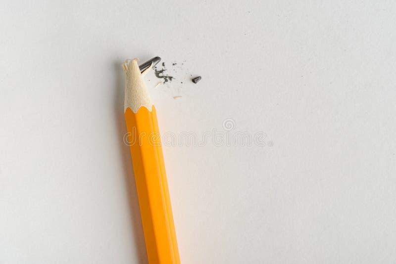 Broken pencil stock photo. Image of hand, education, blie 609274