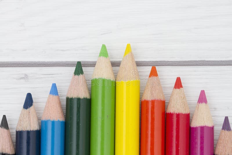 Pencil Crayons Background stock photo. Image of page 76858274