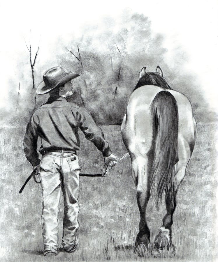 sketch of Bane as a cowboy – Brandon Bird