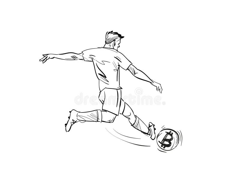 Coloring Page With Boy Playing Football. Line Art Drawing For Kids Activity  Coloring Book. Colorful Clip Art. Vector Illustration. Royalty Free SVG,  Cliparts, Vectors, and Stock Illustration. Image 160862260.