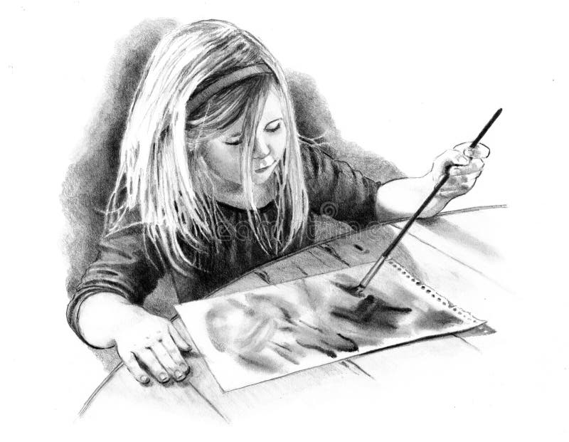 Draw a girl with Guitar Pencil sketch : r/drawing-anthinhphatland.vn