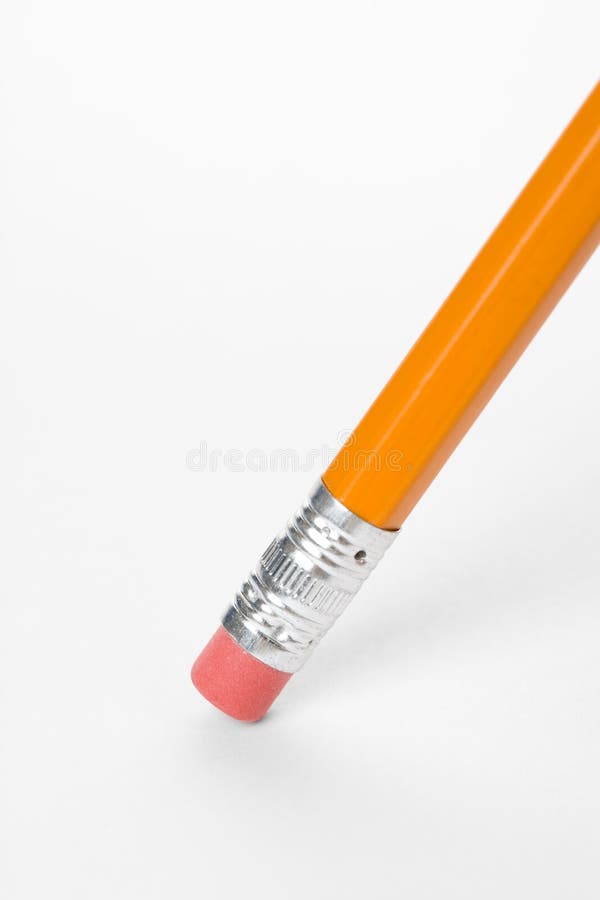 Pencil eraser royalty free stock photos