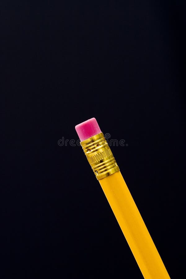 Pencil eraser royalty free stock images