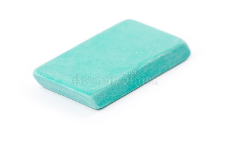 Pencil eraser royalty free stock photo