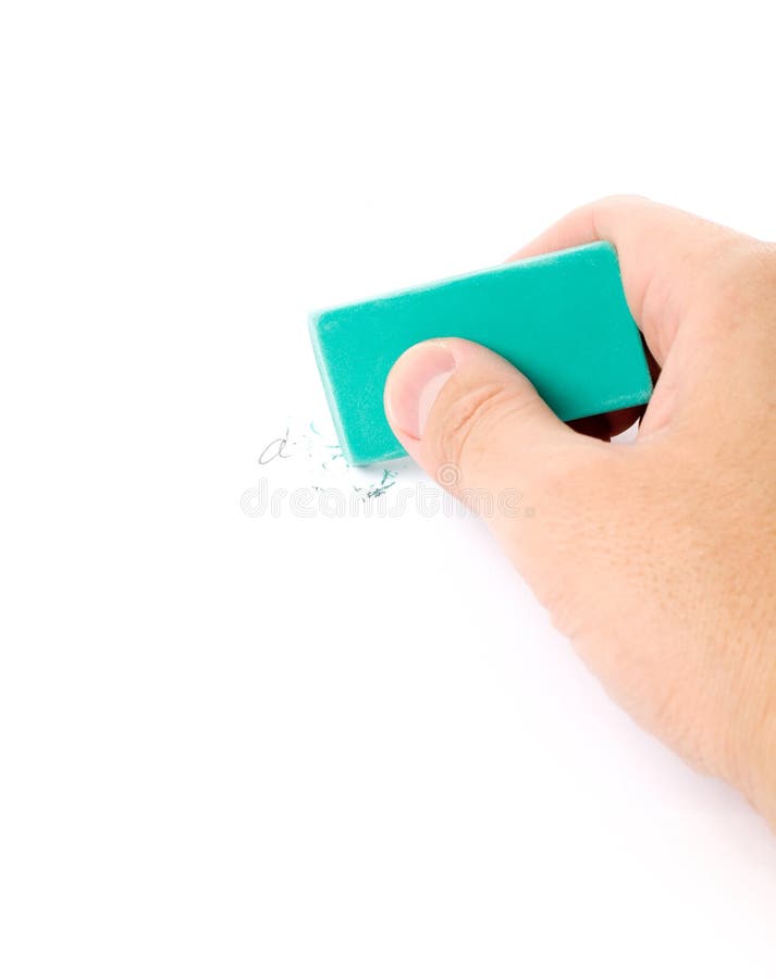 Pencil eraser stock photography