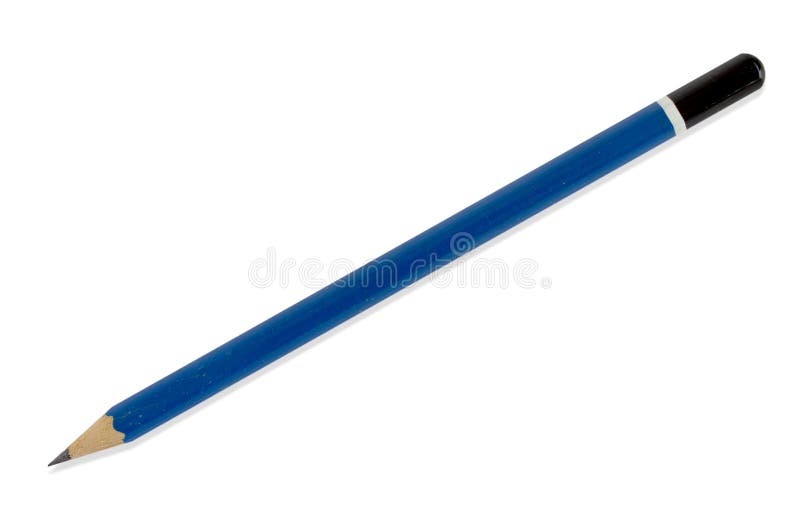 Pencil isolated on pure white