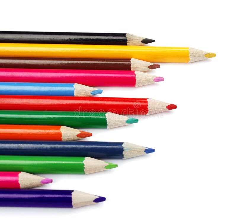 Pencil Isolated on White Background Stock Image Image of draw