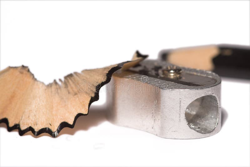 Pencil sharpener royalty free stock photography