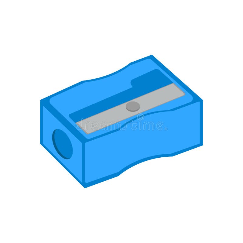 Pencil and sharpener stock vector. Illustration of pencil 74381273