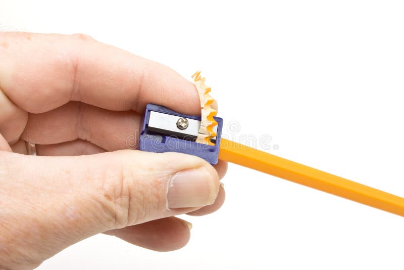 Pencil Sharpening stock photo. Image of spiral, pencil 16369196