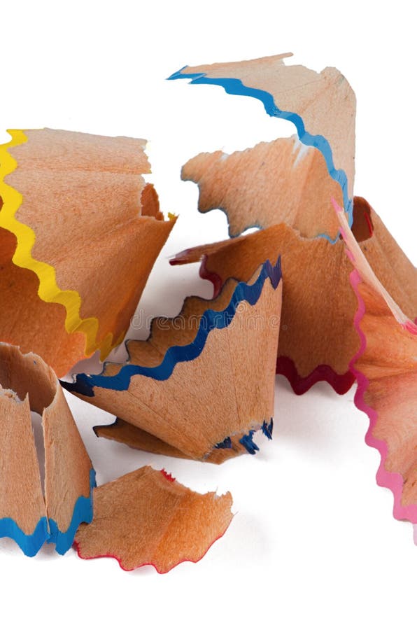 Pencil shaving stock photo. Image of blue, pencil, sharpening 26582658