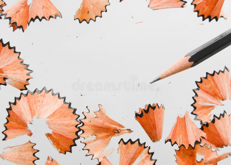 Pencil shaving stock image. Image of sharpening, black 35718027