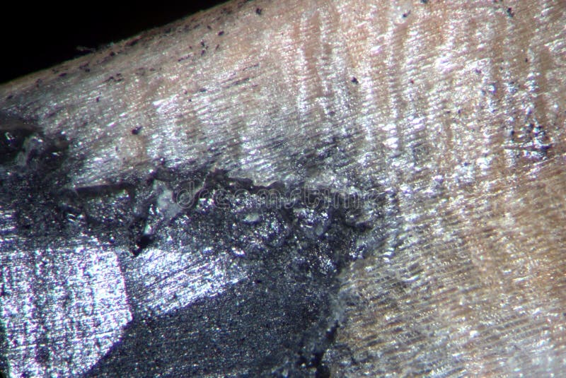 Pencil Tip Macro Graphite Lead Microscope Stationery Writing
