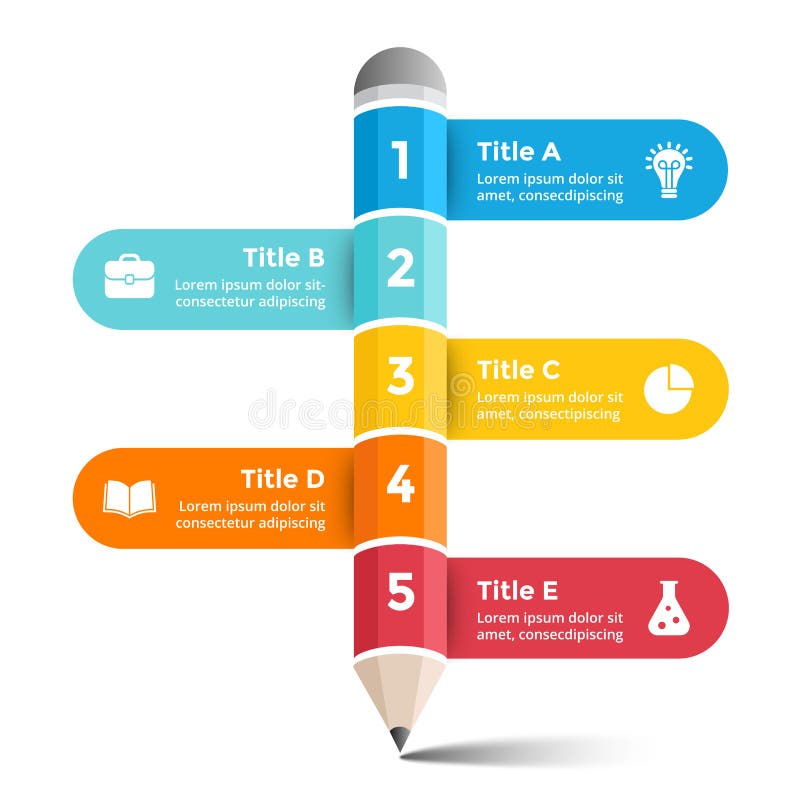 Vector Numbers Infographics, Font Diagrams. Stock Vector - Illustration ...