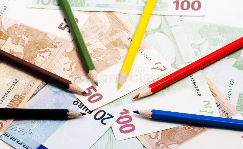 Pencils and euro