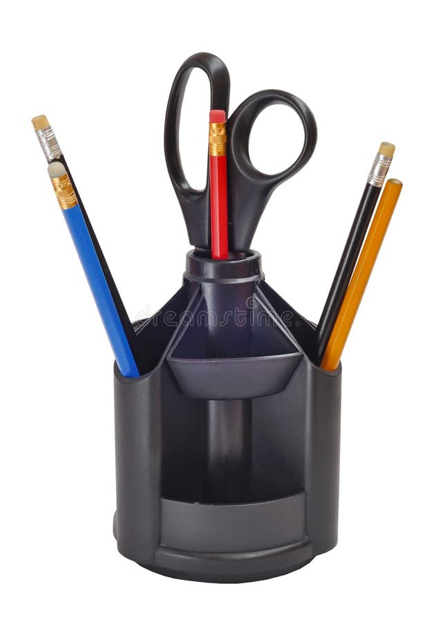 Pencils and knife stock image. Image of student, utensils 27401219