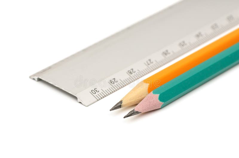 Pencils and ruler