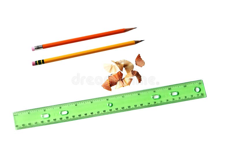 Pencils and ruler