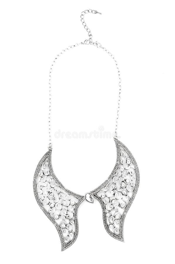 Pendant Collar Isolated on White Stock Photo Image of pattern