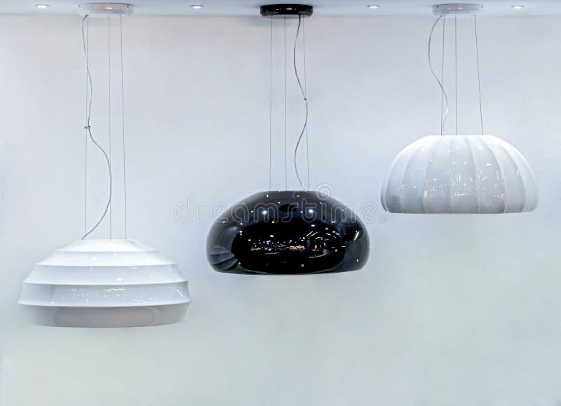 Pendant hood for the kitchen, ceramic hoods of a beautiful form, modern design.