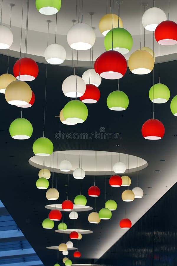 Pendant lights royalty free stock image