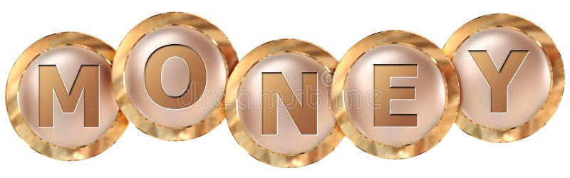 Pengaretikettsbaner vektor illustrationer