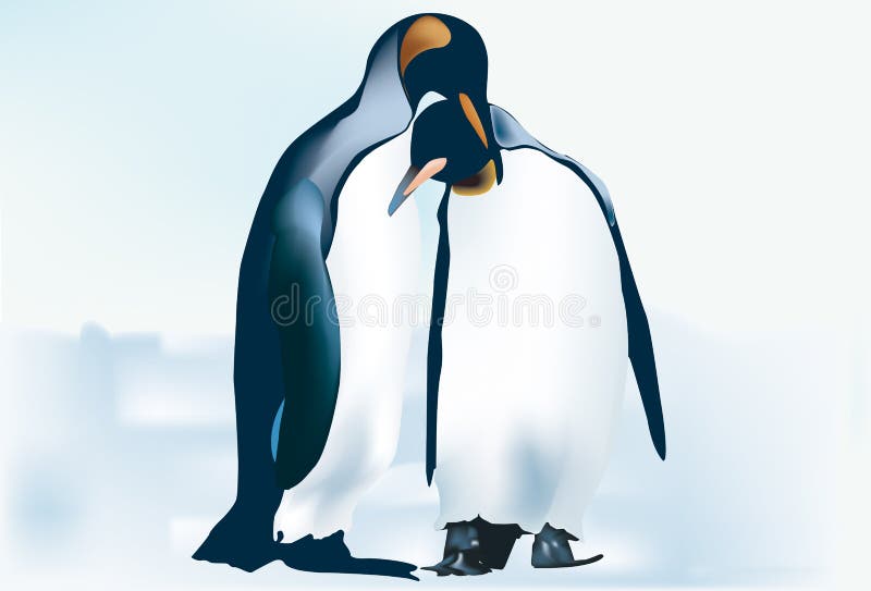 Diving Penguin stock illustration. Illustration of plain 312549