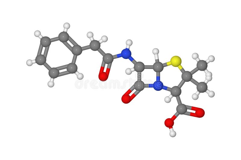 Penicillin molecule