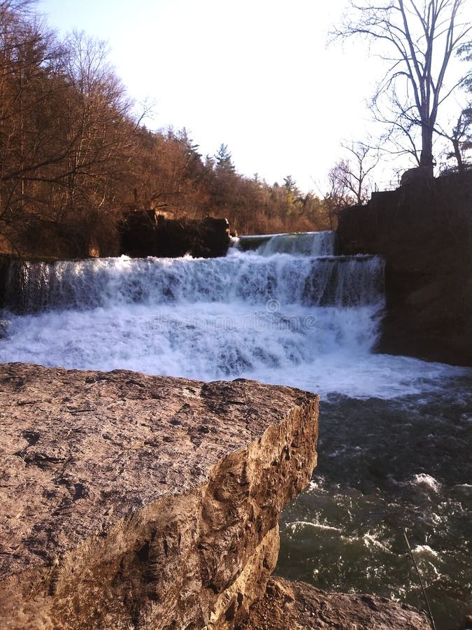 Penn yan ny waterfall stock image. Image of nature, penn 201201657