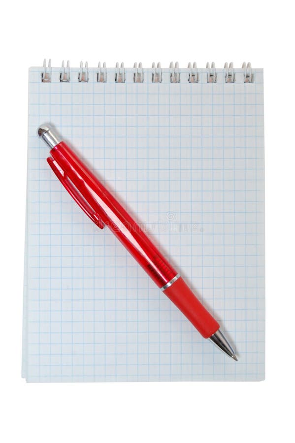 Penna e taccuino fotografia stock Penna e taccuino fotografia stock