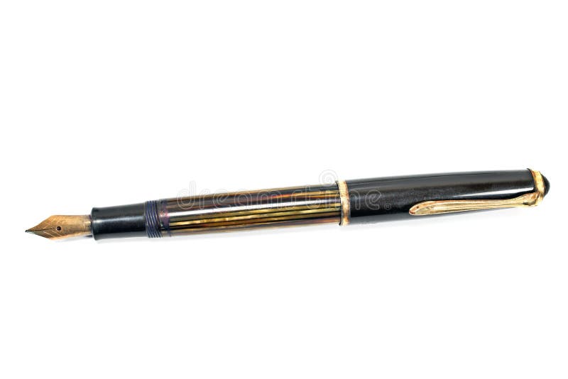 Penna stilografica d'annata immagini stock Penna stilografica d'annata immagini stock