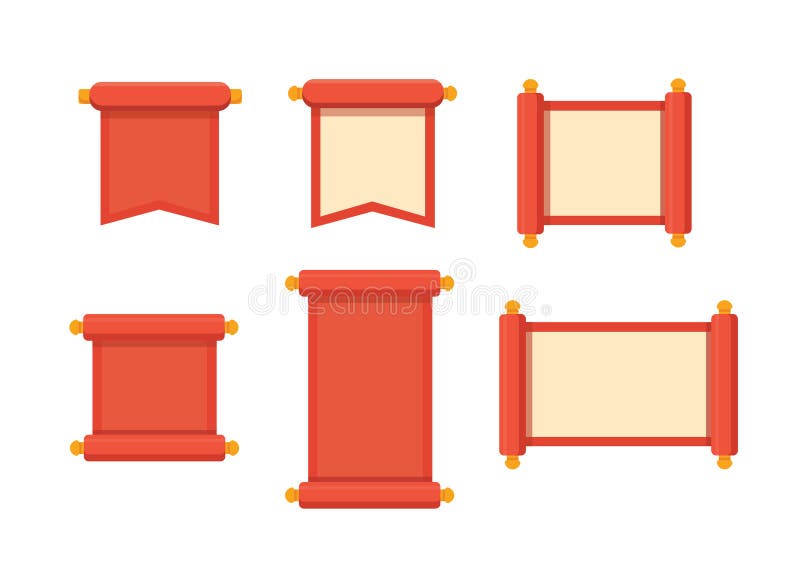 Pennant Template Flags Hanging Vector Illustration Stock Vector ...