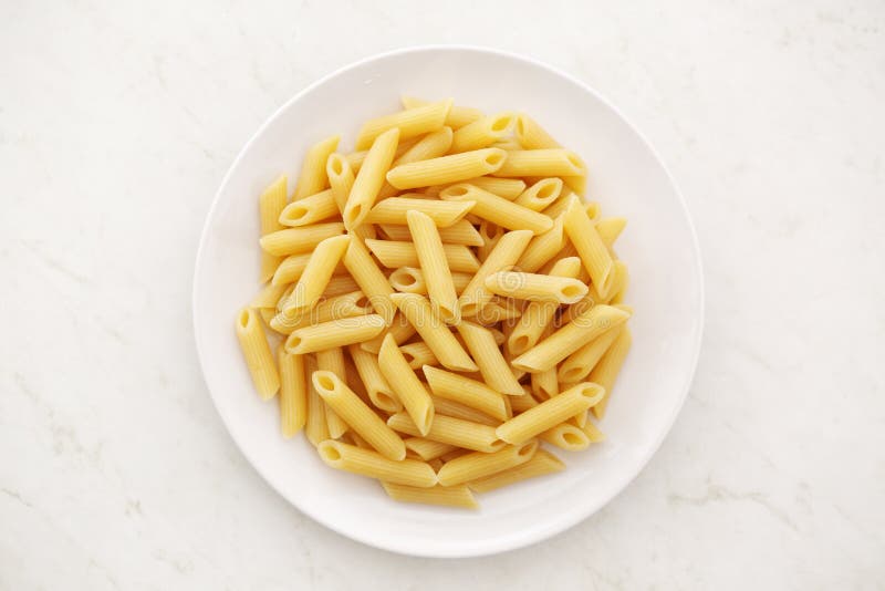 Penne Alla Vodka Pasta without Sauce Stock Image Image of heap, food 88386301