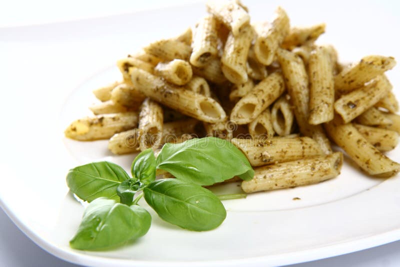 Penne with pesto