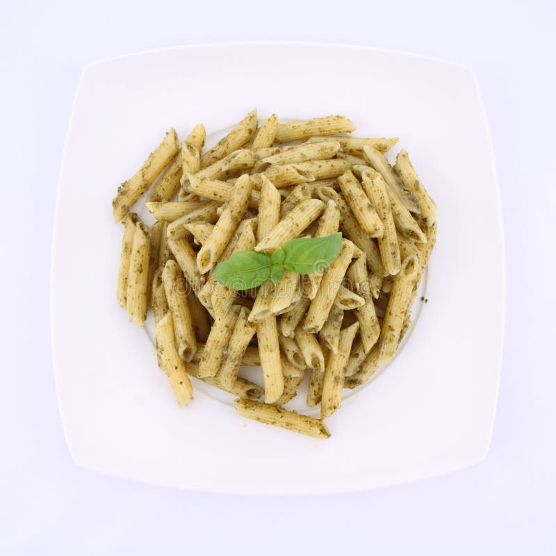 Penne with pesto