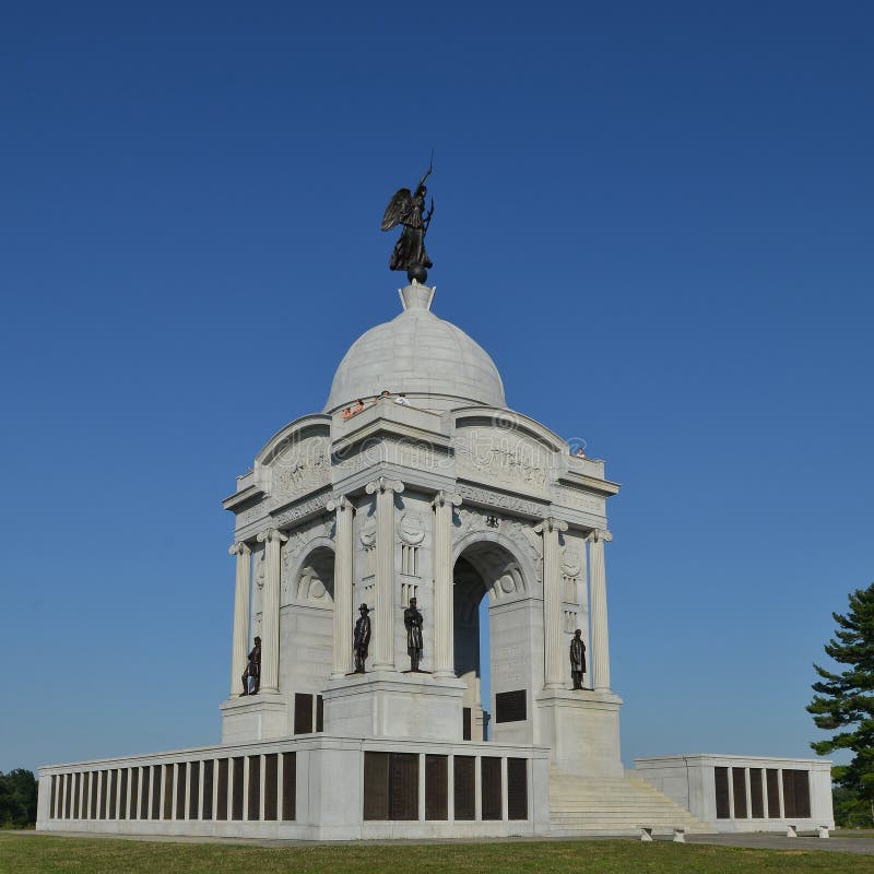 Pennsylvania monument på Gettysburg arkivbild Pennsylvania monument på Gettysburg arkivbild