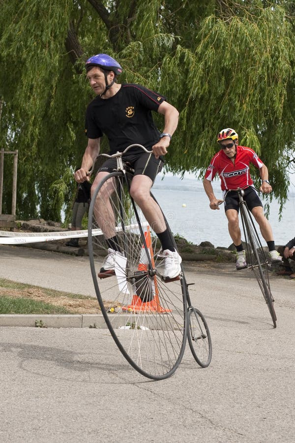 Penny-Farthing-Weltmeisterschaft stockfoto Penny-Farthing-Weltmeisterschaft stockfoto