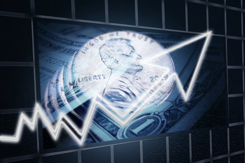 Penny Stock Investing royalty-vrije stock fotografie Penny Stock Investing royalty-vrije stock fotografie