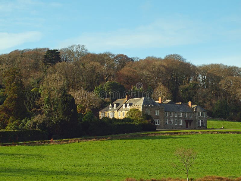 Penrose Estate Cornwall stock image. Image of grounds 28892713