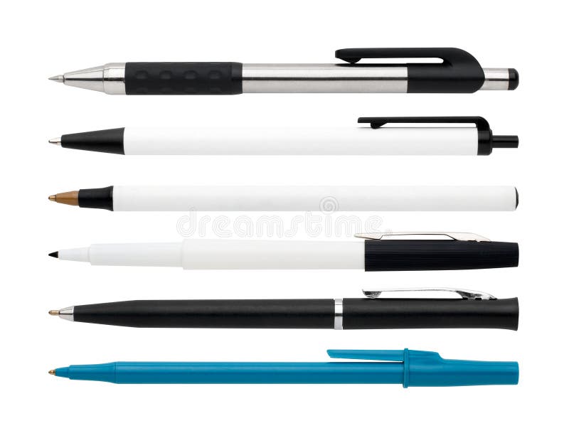 Seven Felt Pens Lie In A Row Stock Photo - Download Image Now - Felt Tip  Pen, Colors, Multi Colored - iStock