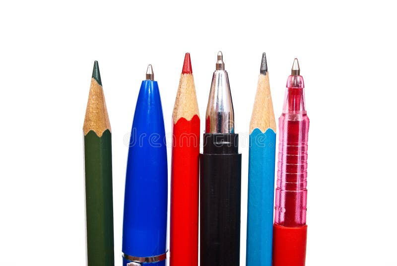 Pens and pencils stock photo. Image of pencil, instrument 13775622