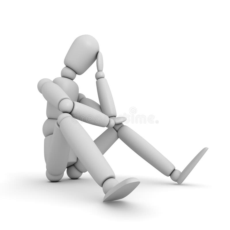 Pensando Gris Claro libre illustration