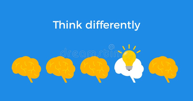 Think different infographic concept trend initiative people. Entrepreneur crowd. Think different infographic concept trend initiative people. Entrepreneur crowd.