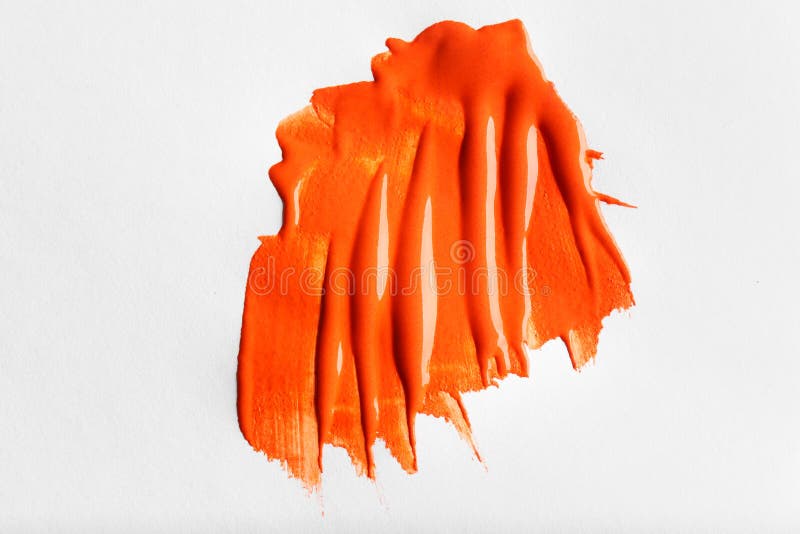 Penseelstreken van de kleuren de olieachtige die verf, op wit worden geïsoleerd stock fotografie Penseelstreken van de kleuren de olieachtige die verf, op wit worden geïsoleerd stock fotografie