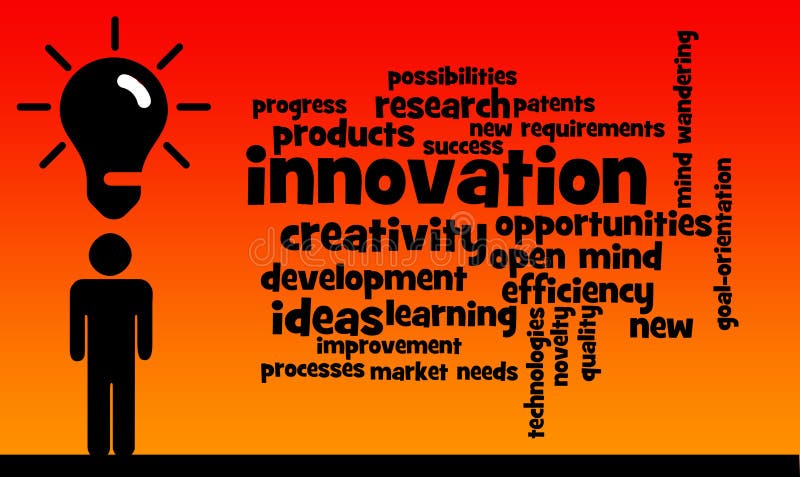 New ideas, creativity and innovative thinking. New ideas, creativity and innovative thinking