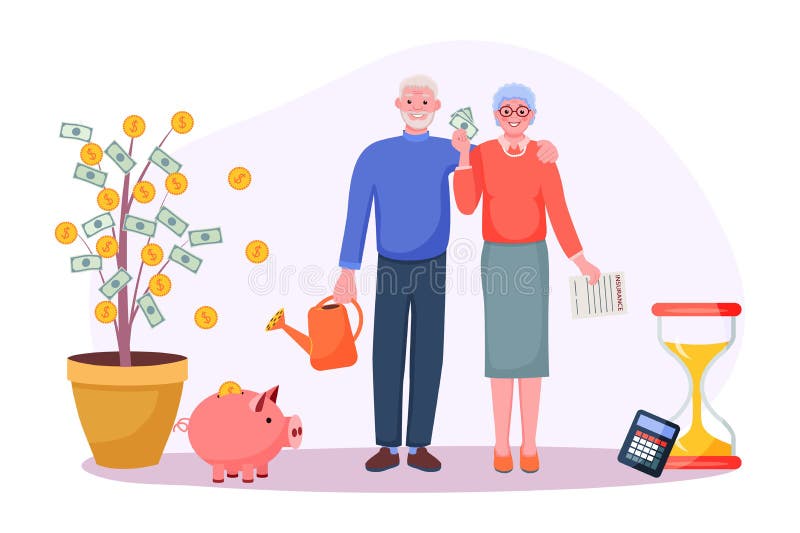 Elderly Money Stock Illustrations – 1,658 Elderly Money Stock  Illustrations, Vectors &amp; Clipart - Dreamstime